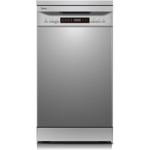 Midea Dishwasher Free Standing 45cm INOX With Wi-Fi Connectivity