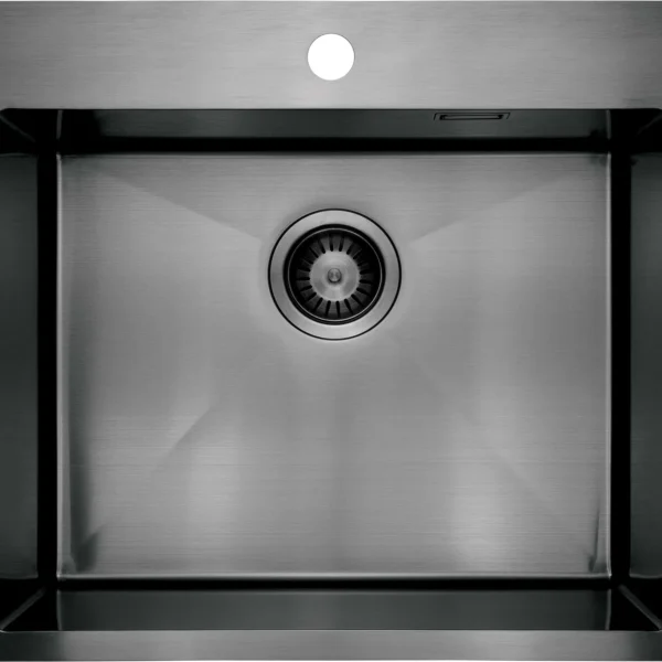 Steel sink, 1-bowl