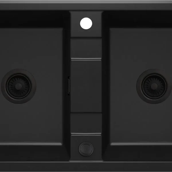 Granite sink, 2-bowl