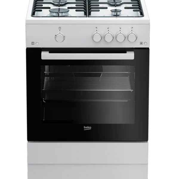 Beko Freestanding Gas Cooker 60x60cm White