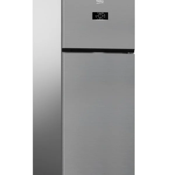 Beko 186x70cm Top Mounted Fridge Freezer No Frost S/Steel