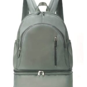 Backpack with Shoe Compartment Green