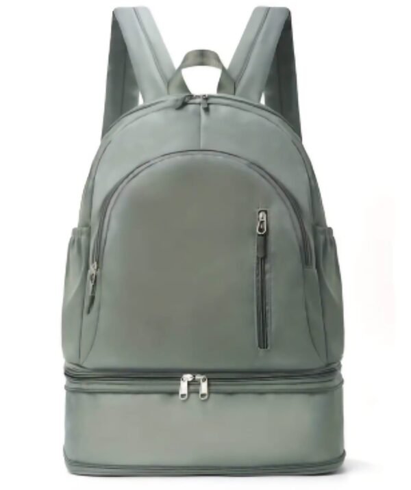 Backpack with Shoe Compartment Green