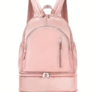 Backpack with Shoe Compartment Pink