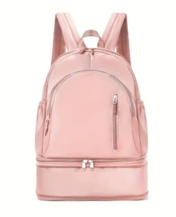Backpack with Shoe Compartment Pink