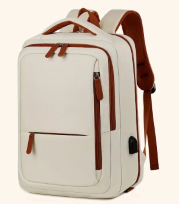 Travel Backpack Beige