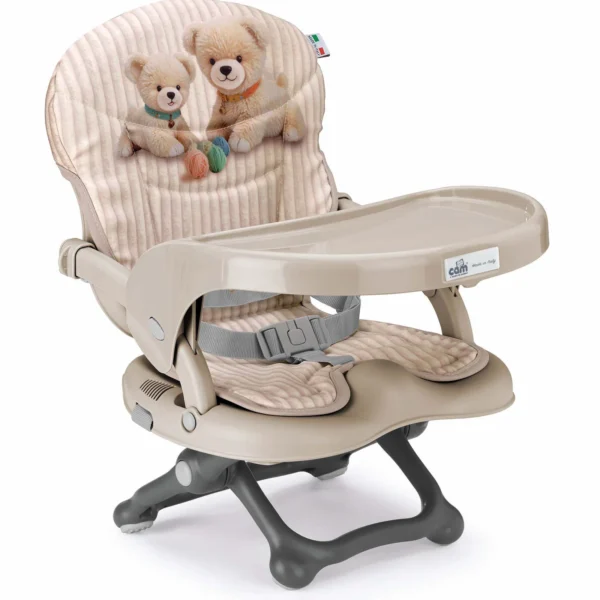 CAM Smarty Booster Highchair Puppies Beige