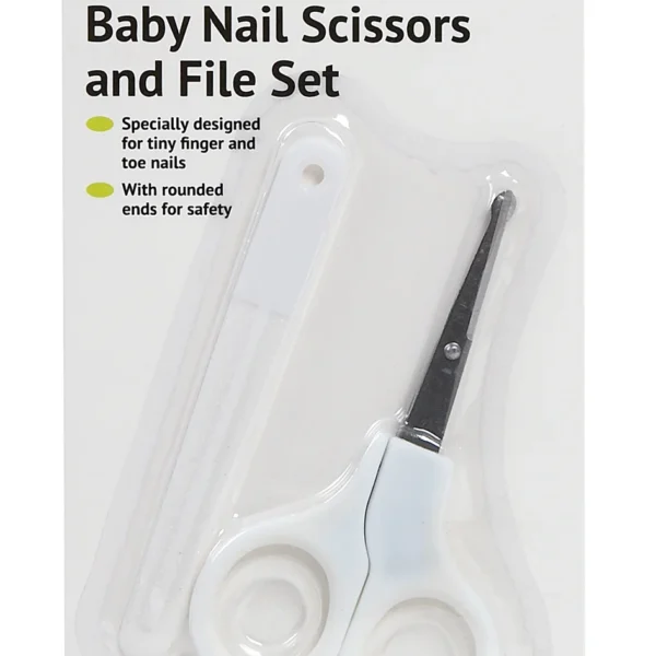 Clippasafe Baby Nail Scissors & File Set