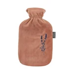 Fashy Hot Water Bottle with Plush Cover 2L