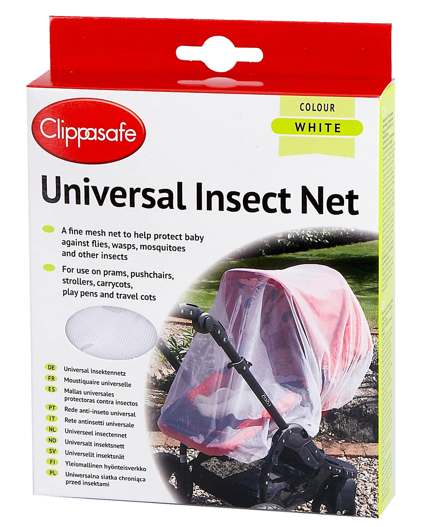 Clippasafe Universal Insect Net White