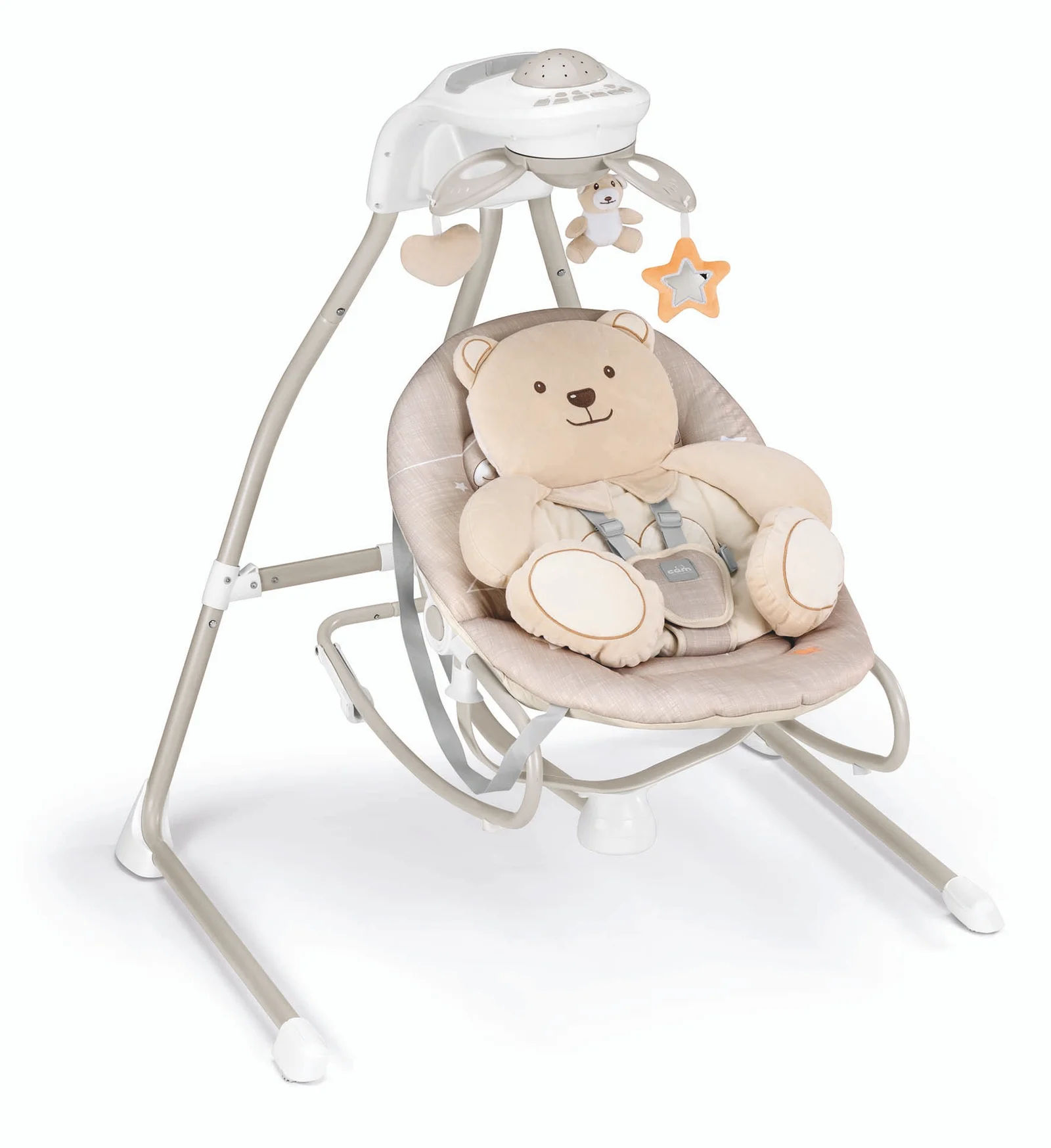 CAM Gironanna Evo 2 in 1 Electrical Swing Teddy Moon Beige