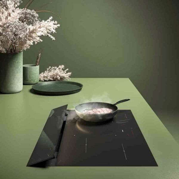 Falmec Aspiration Hob Brera Black Glass